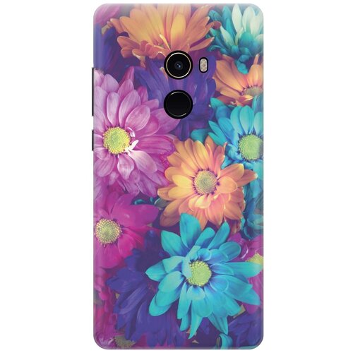 фото Силиконовый чехол на xiaomi mi mix 2 / сяоми ми микс 2 с принтом "много цветов" gosso