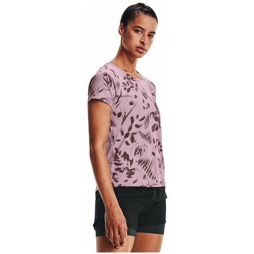 фото Футболка under armour iso-chill 200 print ss розовый md 1365688-698