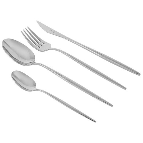 Набор столовых приборов 24 предмета на 6 персон «Cosmos» в деревянной коробке. (Face)