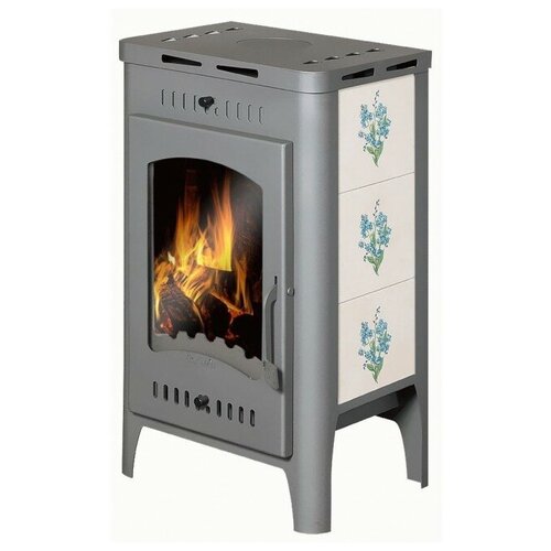 Печь-камин ЭкоКамин Бавария Оптима Незабудка (PK138H)