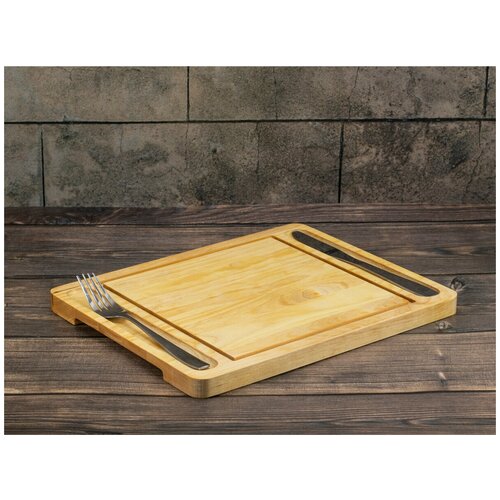 Поднос из натурального дерева