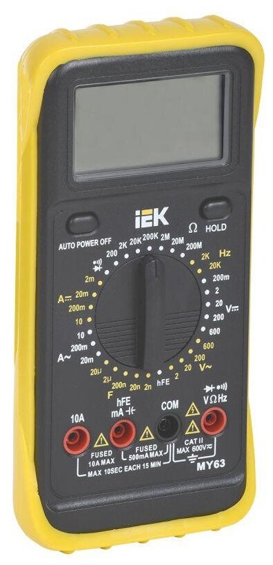 Мультиметр цифровой Professional MY63, IEK TMD-5S-063 (1 шт.)