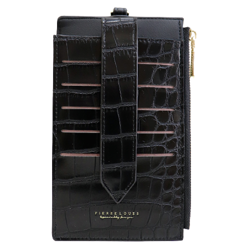 фото Нагрудный кошелек pierre loues, фактура гладкая, черный