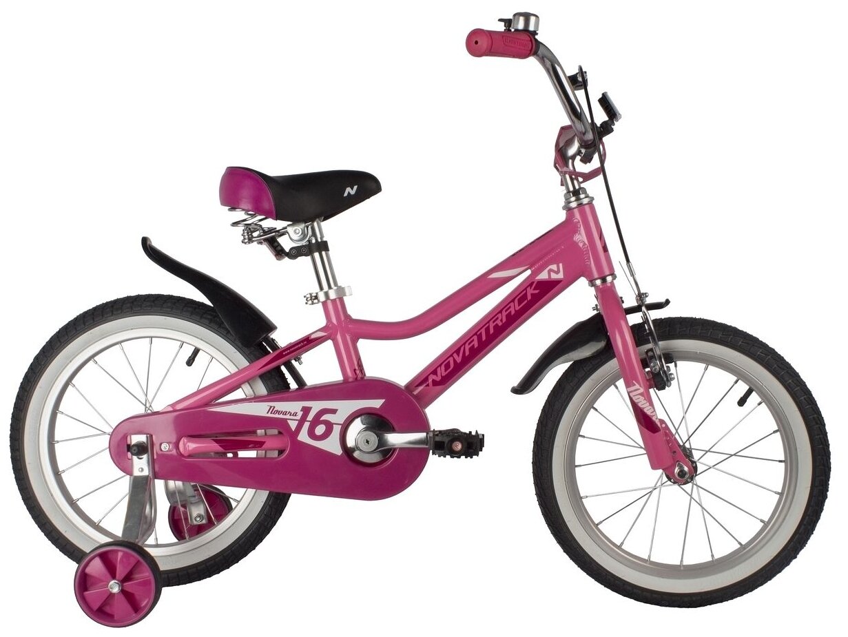 Велосипед детский Novatrack Novara 16 (2022) розовый 153732 (165ANOVARA.PN22)