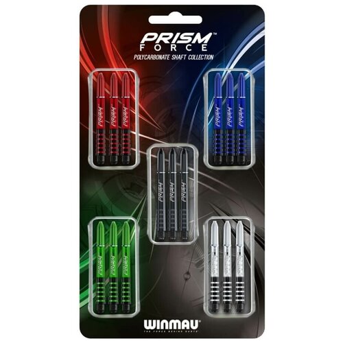 Набор из 5-ти комплектов хвостовиков Winmau Prism Force Collection (Medium) 8118