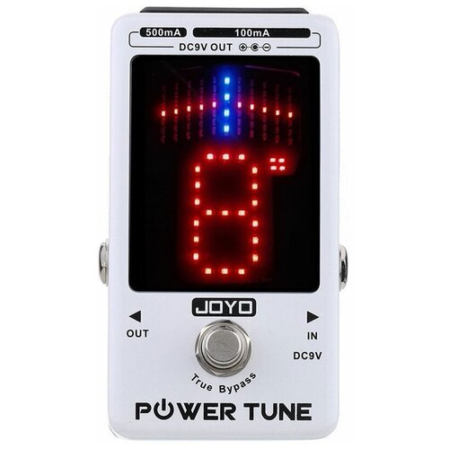 Тюнер/метроном Joyo JF-18 Power Tune Multi Power Supply Chromatic Pedal Tuner