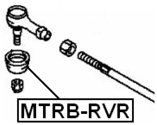 Пыльник рулевого наконечника Febest MTRB-RVR