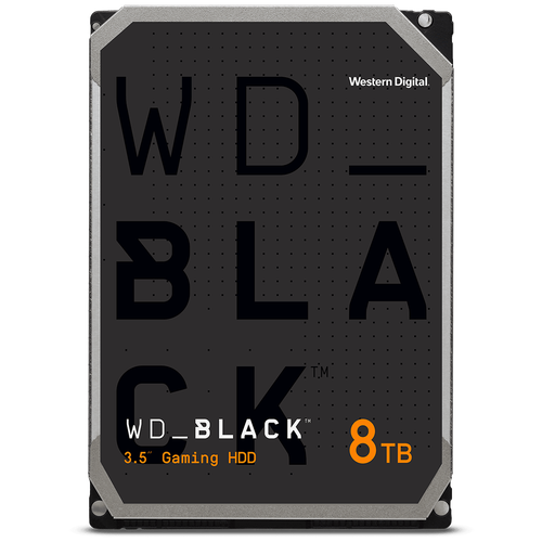 Жесткий диск WD Black WD8002FZWX 8ТБ 3,5 7200RPM 128MB (SATA III)Жесткий диск WD Black™ WD8002FZWX 8ТБ 3,5 7200RPM 128MB SATA III