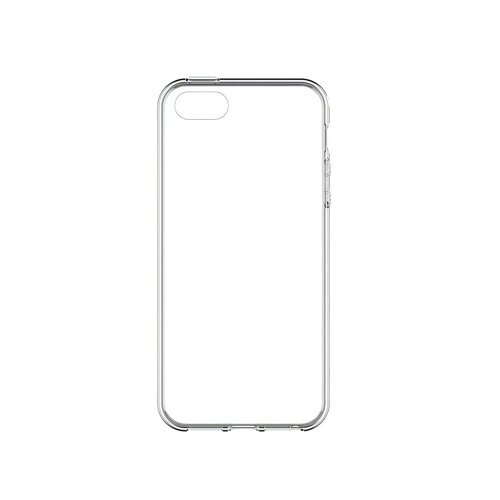 Силиконовый чехол MultiShop плотный 1mm для Apple iPhone 5/5s/SE прозрачный