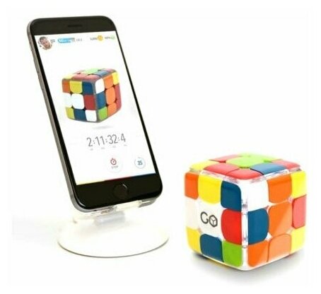 Кубик Рубика Particula GoСube с мобильным приложением 3x3 Прозрачный