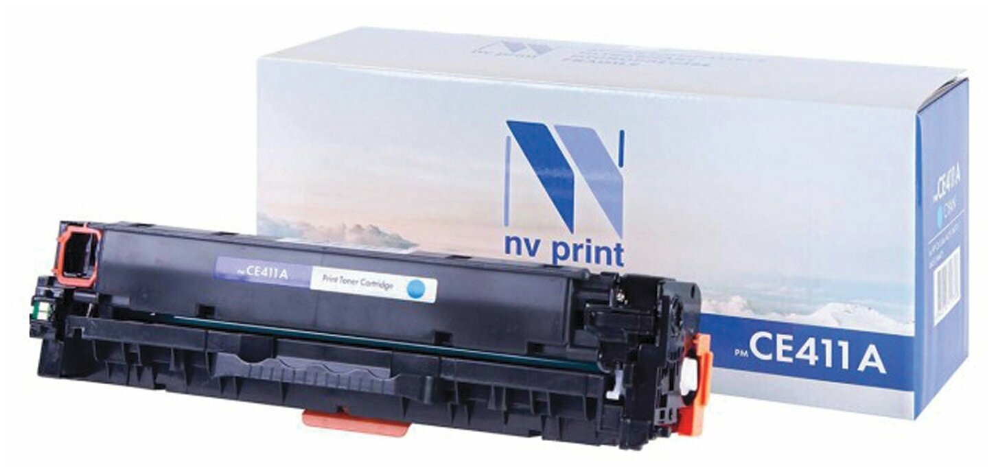 CE411A NV Print совместимый голубой тонер-картридж для HP Color LaserJet Pro M351/ M375/ M451/ M475