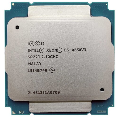 Процессор Intel Xeon E5-4650V3 Haswell-EP LGA2011-3, 12 x 2100 МГц, OEM