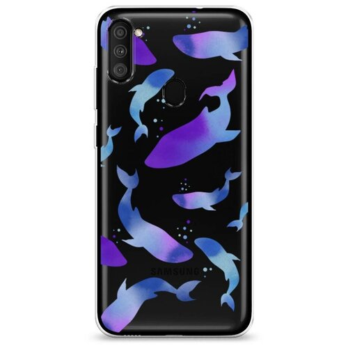 фото Силиконовый чехол "подводные жители" на samsung galaxy a11 / самсунг галакси а11 case place