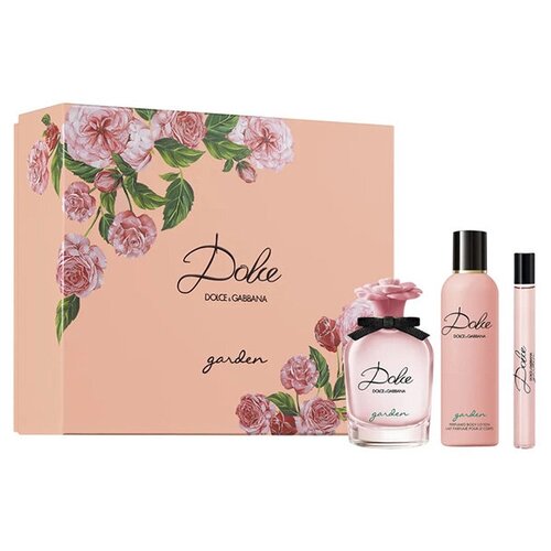 Купить Dolce&Gabbana - Dolce Garden Подарочный набор (Парфюмерная вода 75мл+Лосьон для тела 100мл+Парфюмерная вода 10мл)