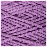 Шнур для вязания с сердечником 100% полиэфир, ширина 5 мм 100м/550гр (92 фиолетовый) - изображение