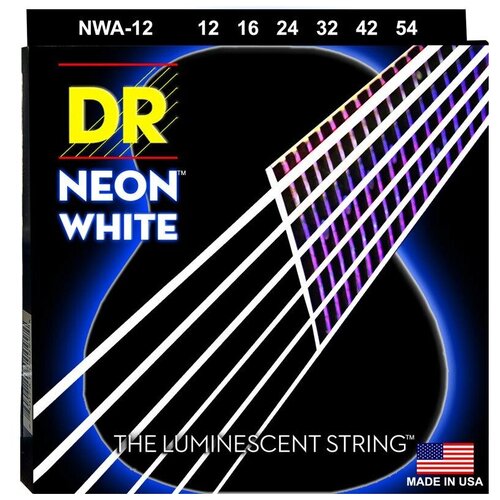 DR NWA-12 HI-DEF NEON Струны для акустической гитары