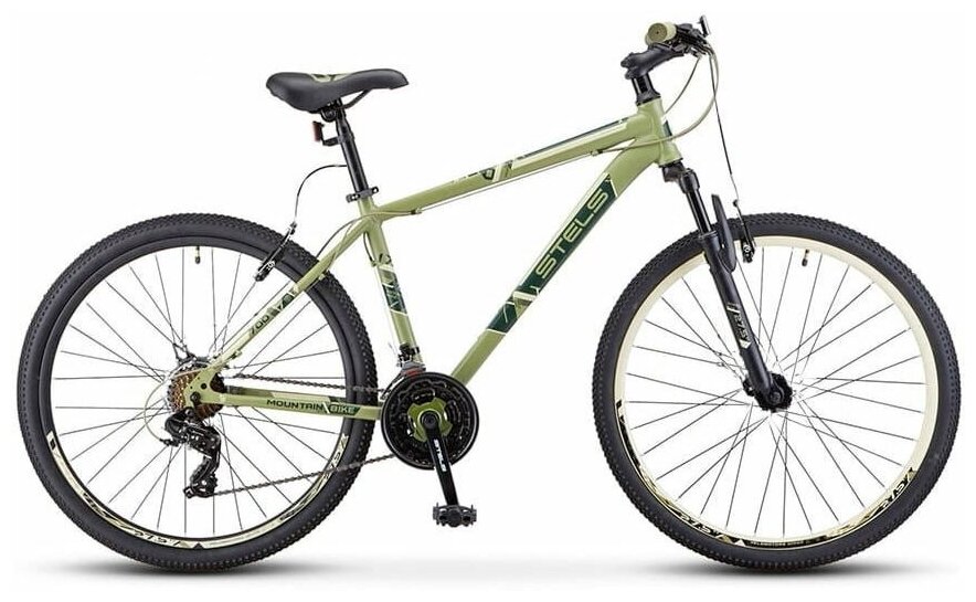 Горный (MTB) велосипед STELS Navigator 700 V 27.5 F020 (2022) хаки 21" (требует финальной сборки)