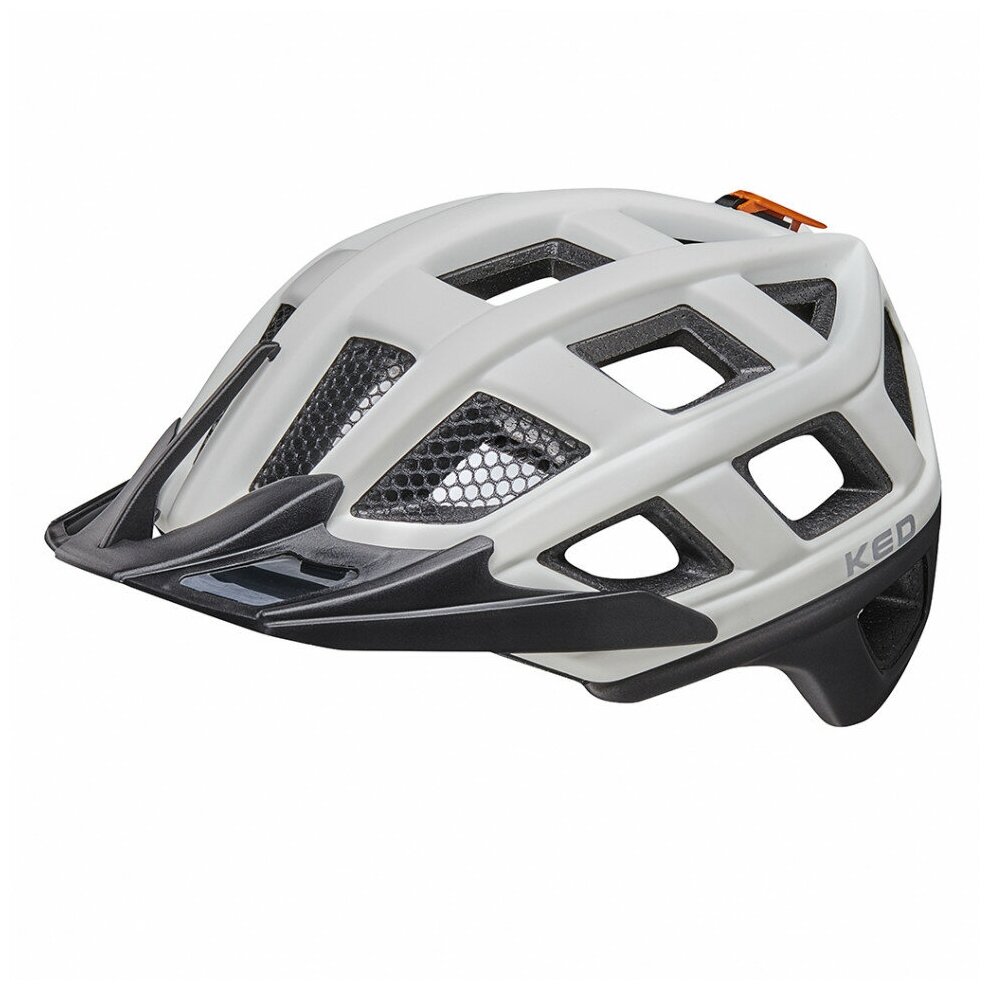 Велошлем Ked Crom L white black matt 57-62