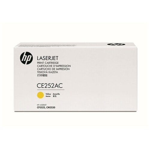 HP CE252AC картридж желтый (дефект коробки) hp q5949x картридж черный дефект коробки