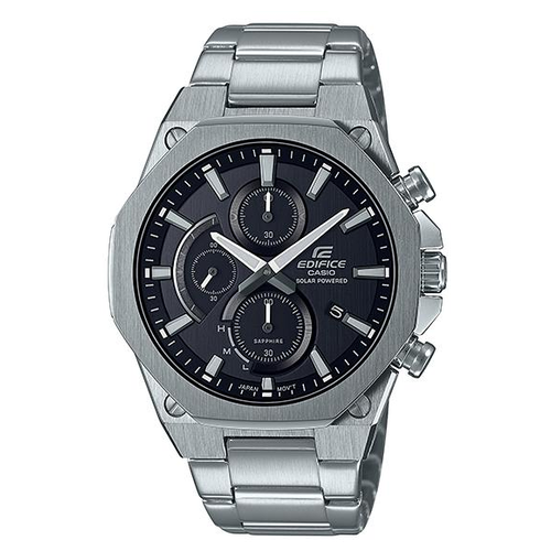 Наручные часы CASIO Edifice Японские наручные часы Casio Edifice EFS-S570D-1A мужские, кварцевые, черный, серебряный, черный/серебристый  - купить