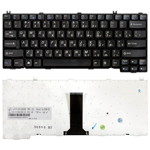 Клавиатура для ноутбука Lenovo V109002CS1 черная 109000₽