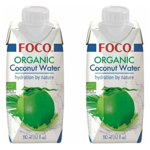 Foco Вода кокосовая 330мл, 2 шт