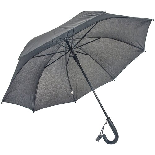 Зонт-трость автомат, купол 80 см., черный
