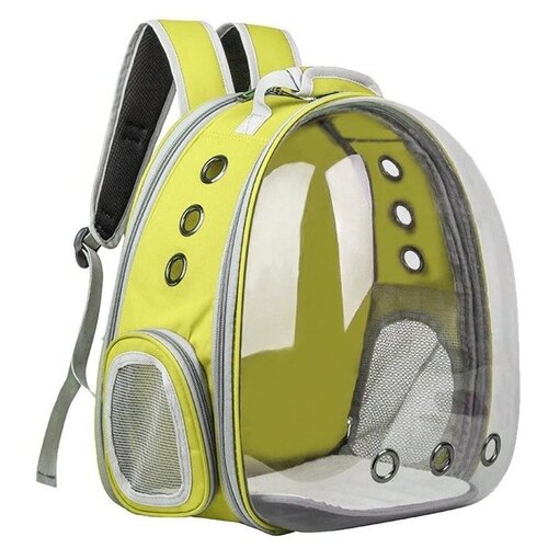 Рюкзак-палатка для переноски животных Petsy transparent (желтый)