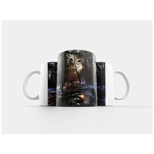 фото Кружка "зима, снег, лес" 320 мл lotsprints