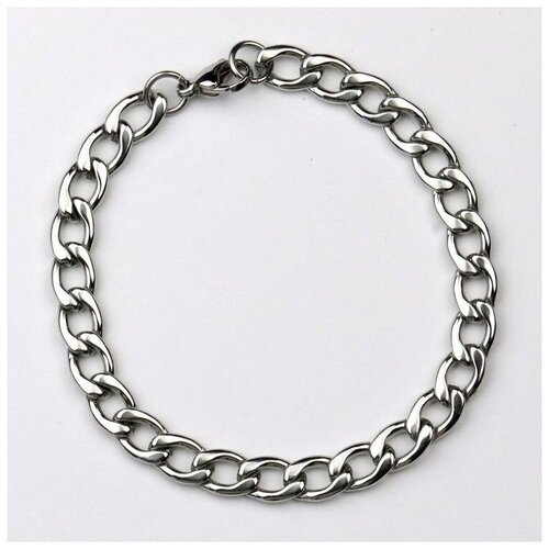 фото Браслет-цепочка мужской 10мм, панцирное плетение 23см stasy carat