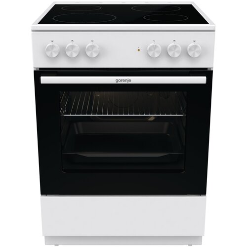 Плита электрическая Gorenje GEC6A11WG стеклокерамика белый 4599000₽