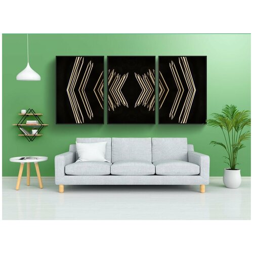 фото Набор модулных постеров для интерьера "графит, графитовые карандаши, карандаш" 60x90 см. в тубусе, без рамки lotsprints