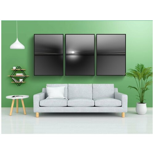 фото Набор модулных постеров для интерьера "компьютер, цифровой, 3d" 60x90 см. в тубусе, без рамки lotsprints