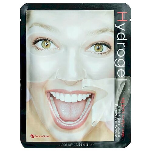 Beauugreen Маска гидрогелевая антивозрастная, 28 мл Beauugreen Renew Anti-Wrinkle Hydrogel Mask