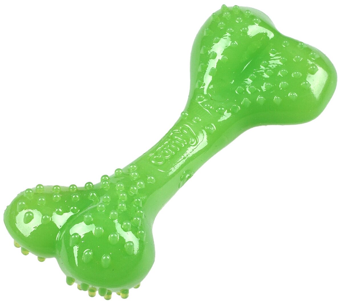 Игрушка для собак COMFY by AQUAEL MINT Косточка с ароматом мяты, 12.5 см, зеленая - фотография № 4