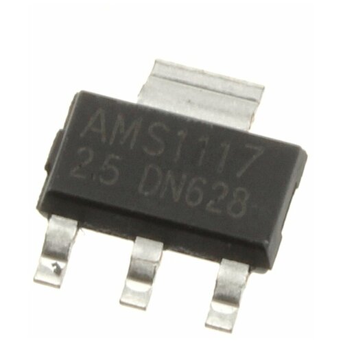 Микросхема AMS1117 2.5 10pcs lot ams1117 1 5 sot223 ams1117 lm1117 1117 1 5v 1a sot 223 voltage regulator chip new spot