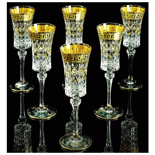 фото Набор хрустальных фужеров империя 6 фужеров same decorazione