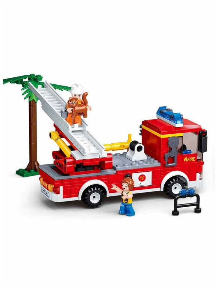Конструктор Sluban Пожарная машина Junfa Toys Ltd. - фото №2