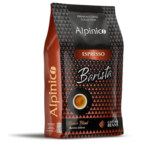Кофе в зернах Alpinico ESPRESSO BARISTA, средней обжарки, 1 кг