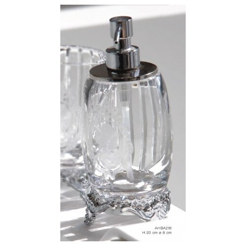 Дозатор для мыла настольный IL PARALUME MARINA SET CAMEO BA216/CR/TR хром d200h80