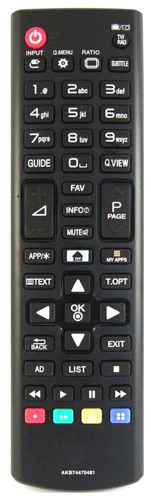 Пульт для телевизора LG 49LB550V