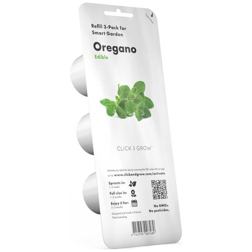 Набор картриджей для умного сада Click and Grow Refill 3-Pack Орегано (Oregano)