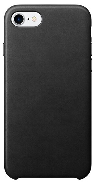 чехол leather case для iphone 7+/8+ (1), черный