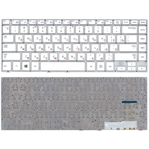 Клавиатура для ноутбука Samsung 470R4E BA59-03680A белая 1519₽