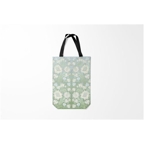 фото Сумка-шоппер / 31х42 см / популярные иллюстрации / узоры цветочный узор burnettie
