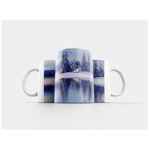 фото Кружка "зима, снег, снегопад" 320 мл lotsprints