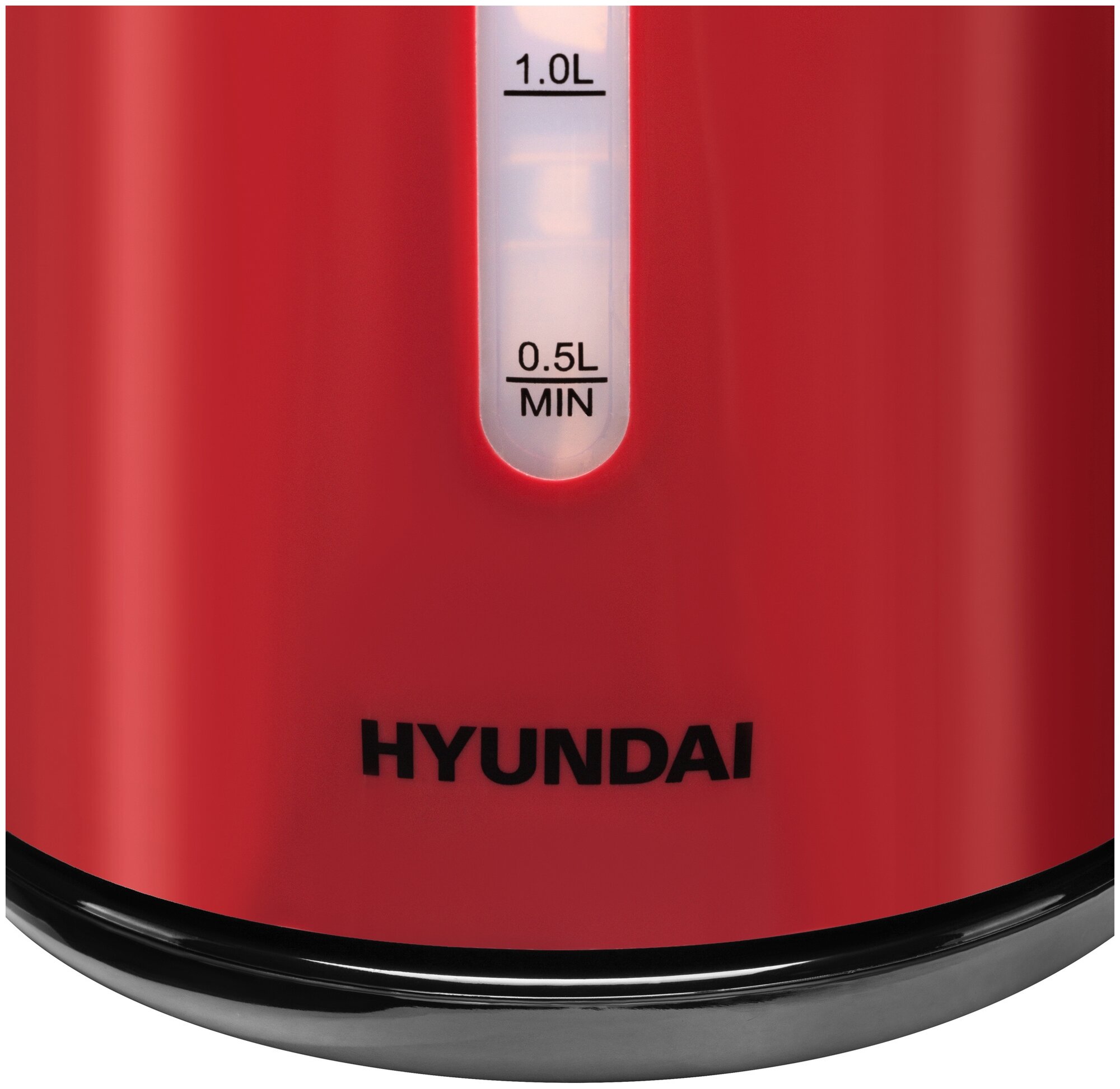 Чайник Hyundai HYK-P3024 красный/черный