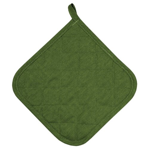 Фартуки и прихватки ЗефирТекс Прихватка Leaf green, без рисунка, зеленый (20х20 см,)