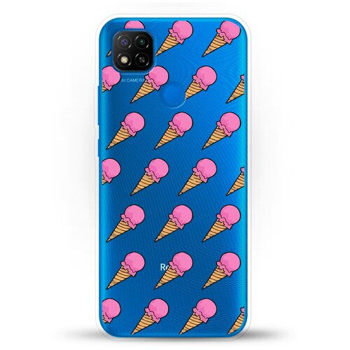 фото Силиконовый чехол мороженое на xiaomi redmi 9c andy & paul