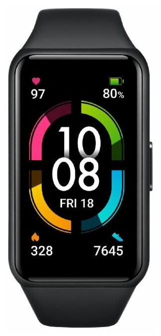 Умные часы HONOR Band 6, черный